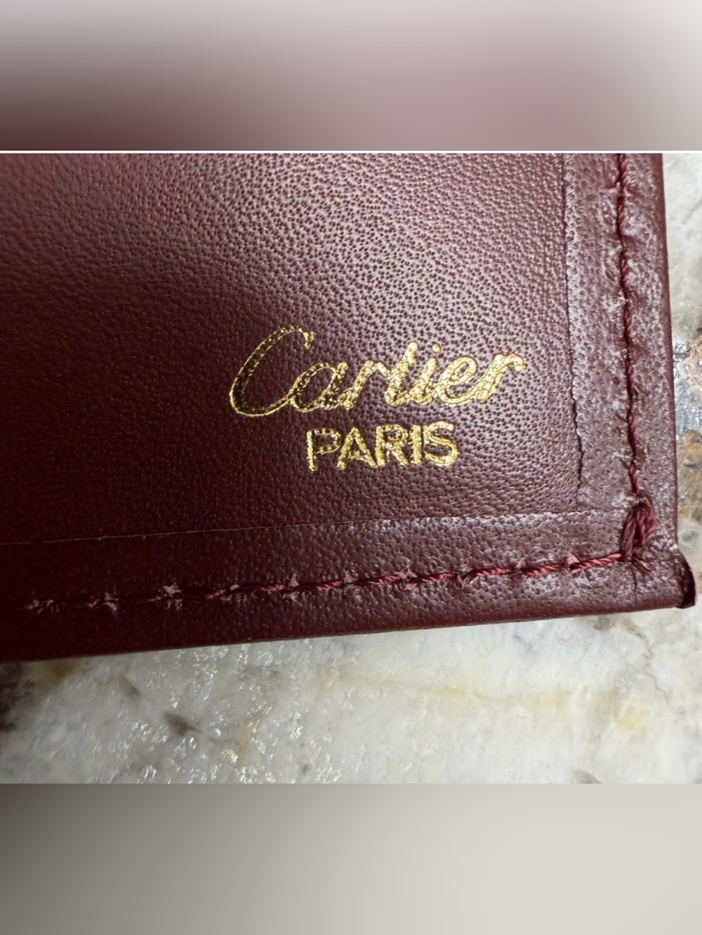 Cartier Vintage And Elegant Leather  Card Holder/ Multi-Use Leather Case - Picture 4 of 12